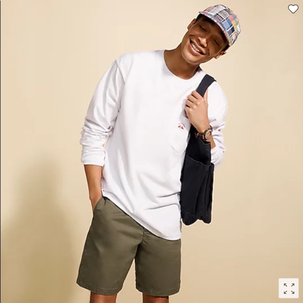 J.CREW Wallace & Barnes 8” Officer Chino Shorts
